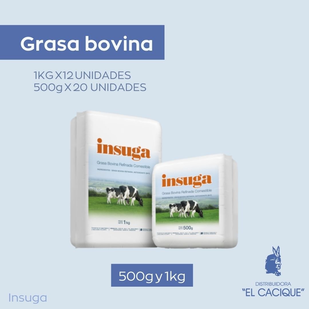 GRASA BOVINA 12 X 1 KG. INSUGA